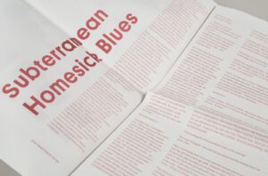 Subterrean Homesick Blues